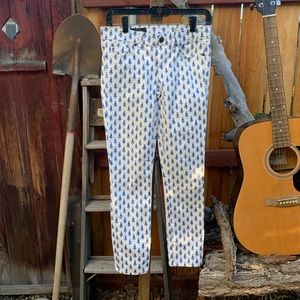 J. Crew Toothpick Floral Skinny Pants.